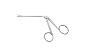 Weingartner Ear Forceps, 3.0 Mm X 7.0 Mm Serrated Jaw, Shaft 3" (75.0 Mm), 5 1/4" (13.5 Cm)